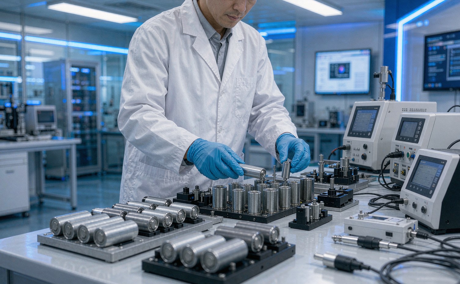 Battery cell testing laboratory
